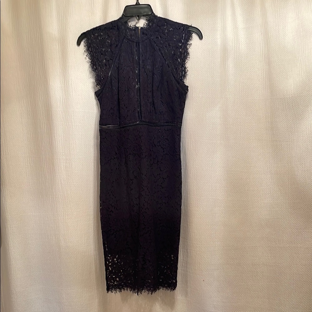 Elegant Black Lace Dress